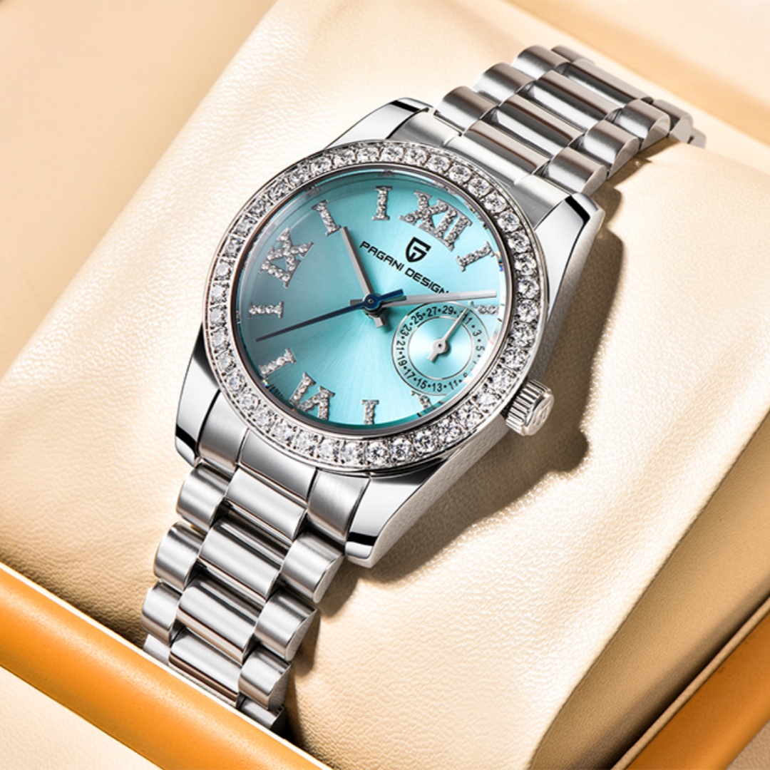 Luxury Watch Lady - PAGANI DESIGN 2026 ใหม่ 32 มม.นาฬิกาข้อมือผู้หญิงหรูหราสง่างามนาฬิกาควอตซ์สำหรับผู้หญิงแฟชั่นนาฬิกากันน้ำนาฬิกาแซฟไฟร์