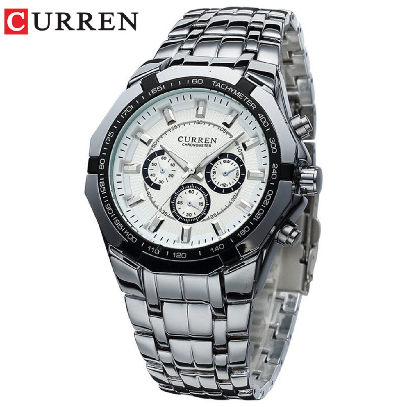 Luxury Watch News - CURREN ผู้ชายแบรนด์หรูทหารกีฬาบุรุษนาฬิกาเหล็กควอตซ์นาฬิกาผู้ชายนาฬิกากันน้ำธุรกิจนาฬิกาเรลิโอ มาสคูลิโน