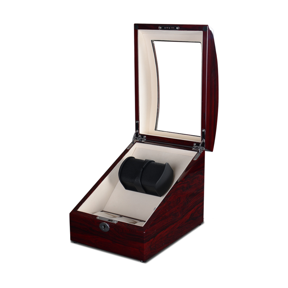 Quiet Luxury Watch Men - 2 + 2 นาฬิกา Winder กล่องหรูหรากล่องนาฬิกาไม้สําหรับนาฬิกาอัตโนมัติ