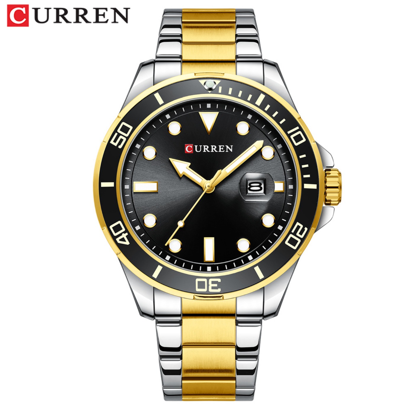 CURREN ซีรีส์น้ำเขียวกรีนวอเตอ - Luxury Watch Green บทวิจารณ์และราคา