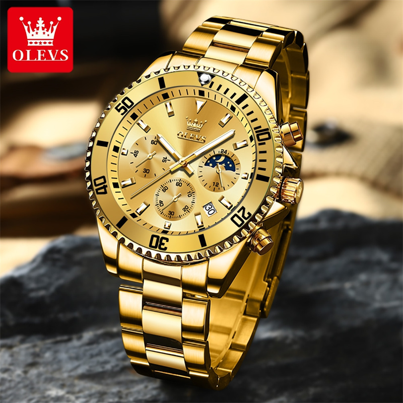 OLEVS นาฬิกาผู้ชายแบรนด์ชั้นนำ - Zen Luxury Watch บทวิจารณ์และราคา