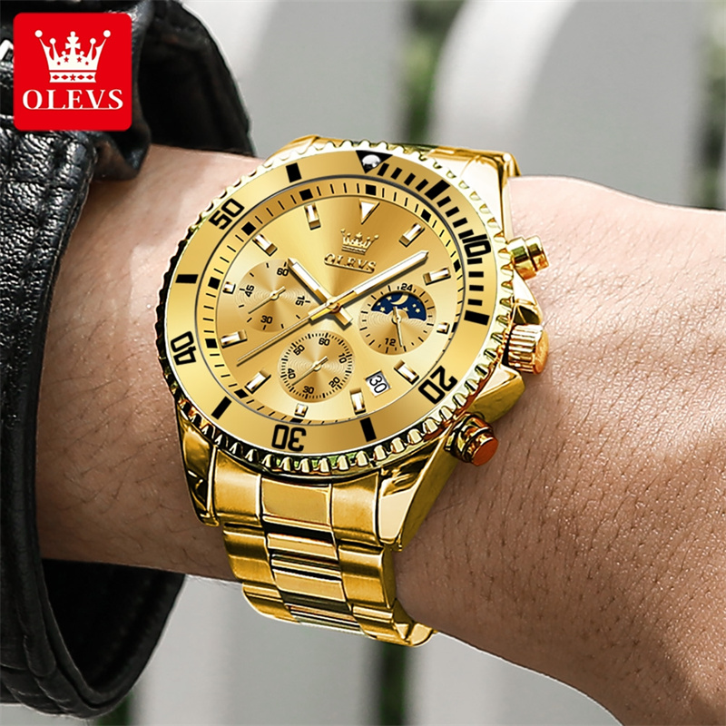 OLEVS นาฬิกาผู้ชายแบรนด์ชั้นนำ - Zen Luxury Watch บทวิจารณ์และราคา