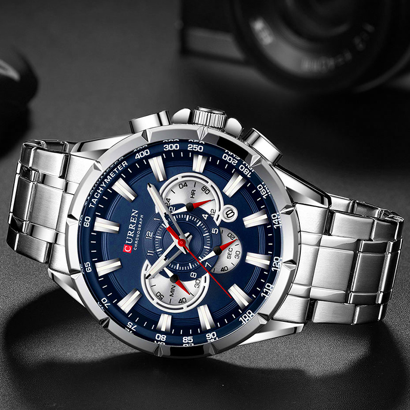CURREN นาฬิกาข้อมือผู้ชายกันน้ - Zen Luxury Watch บทวิจารณ์และราคา