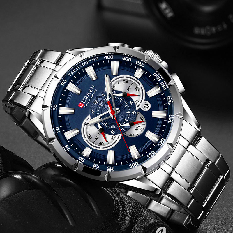CURREN นาฬิกาข้อมือผู้ชายกันน้ - Zen Luxury Watch บทวิจารณ์และราคา