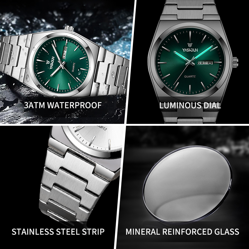 นาฬิกาควอตซ์สแตนเลสสตีลหรูหราแ - Luxury Watch Top 10 บทวิจารณ์และราคา