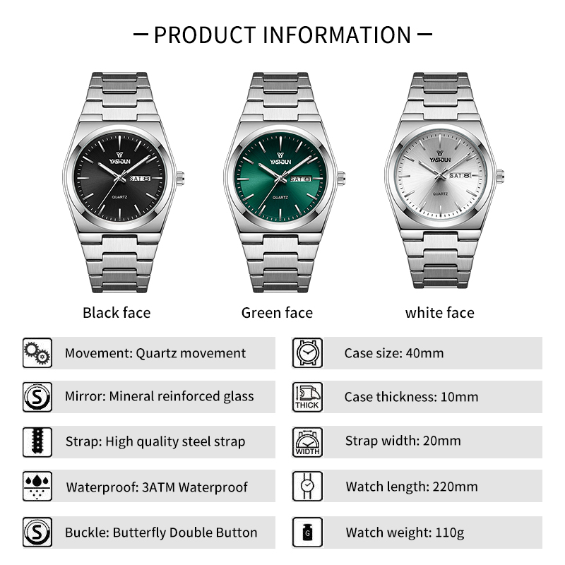 นาฬิกาควอตซ์สแตนเลสสตีลหรูหราแ - Luxury Watch Top 10 บทวิจารณ์และราคา