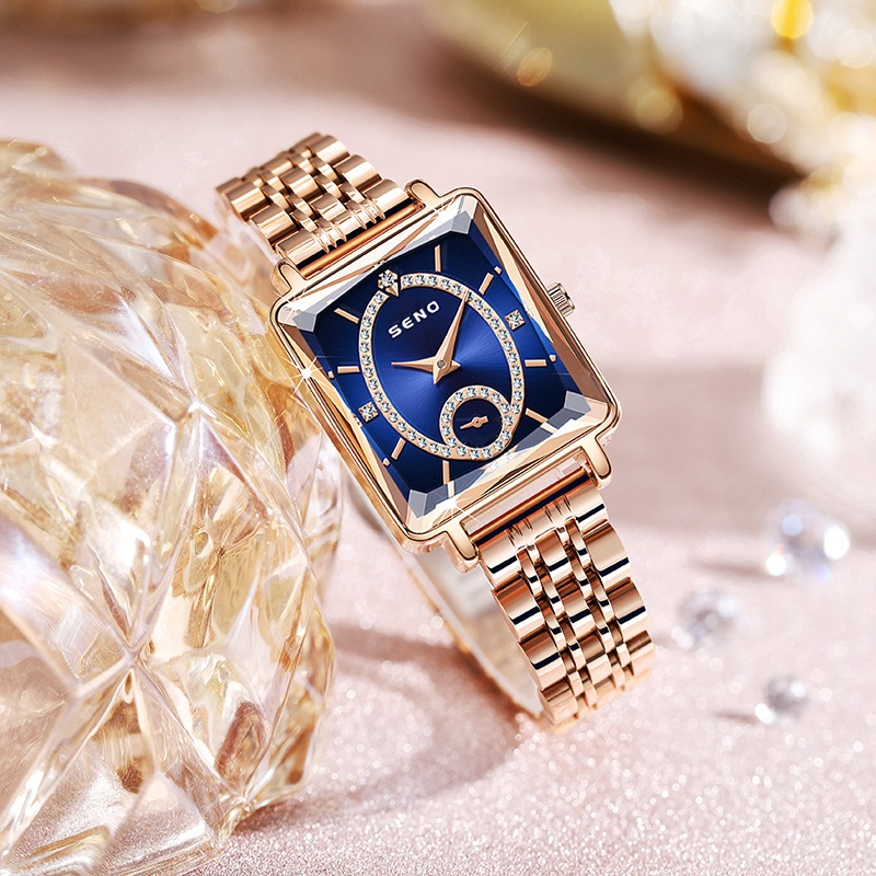นาฬิกาข้อมือควอตซ์ทรงสี่เหลี่ย - Luxury Watch In The World บทวิจารณ์และราคา