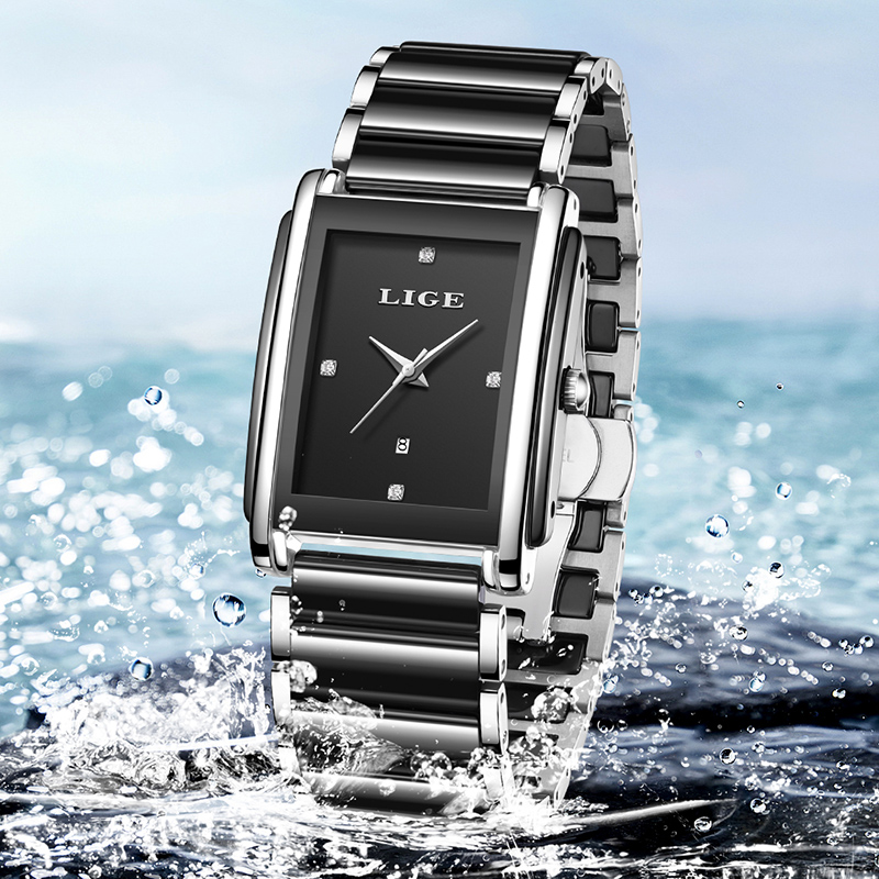 นาฬิกาข้อมือผู้หญิง LIGE รุ่นใ - Luxury Watch Gift Box บทวิจารณ์และราคา