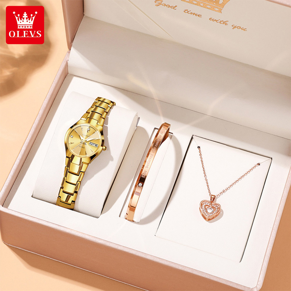 OLEVS สุภาพสตรีนาฬิกา 8697 หรู - Luxury Watch Lady บทวิจารณ์และราคา