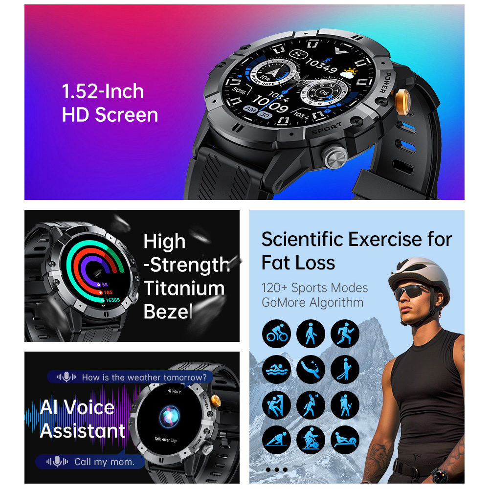 นาฬิกาสมาร์ทวอทช์ทหารกลางแจ้ง  - Luxury Watch In The World บทวิจารณ์และราคา