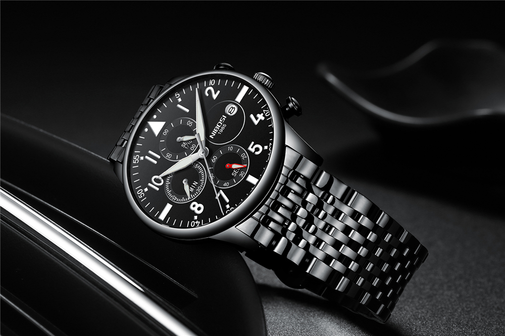 นาฬิกาข้อมือผู้ชาย NIBOSI แฟชั - Luxury Watch News บทวิจารณ์และราคา