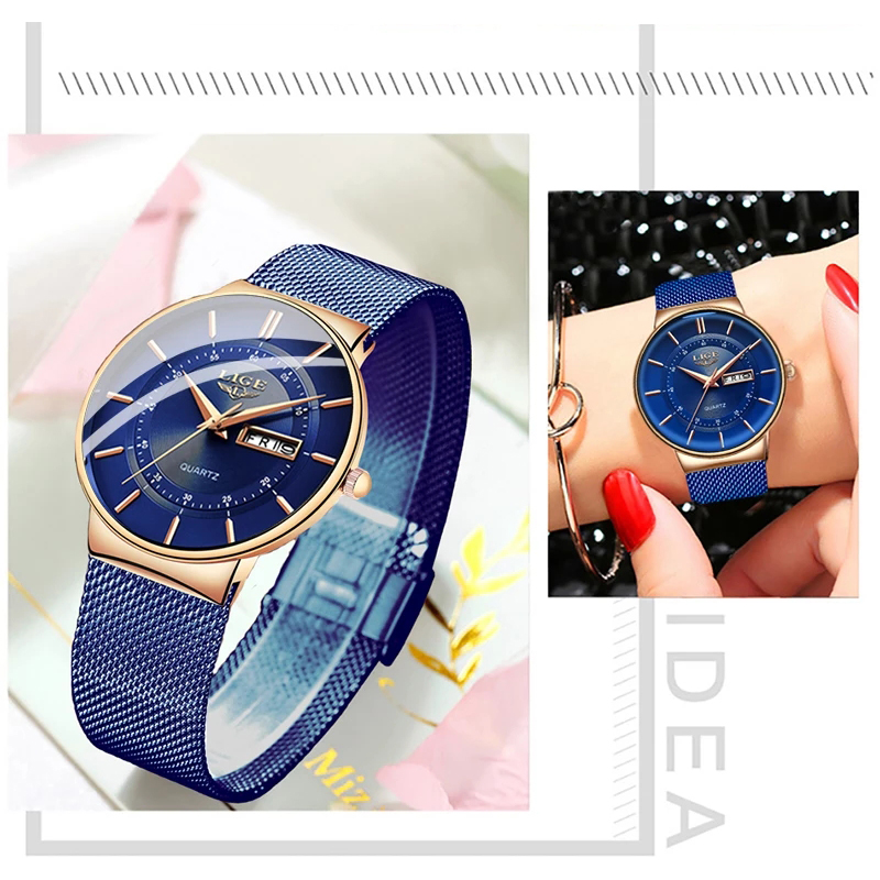 นาฬิกาข้อมือผู้หญิง LIGE แบรนด - Luxury Watch Top 10 บทวิจารณ์และราคา