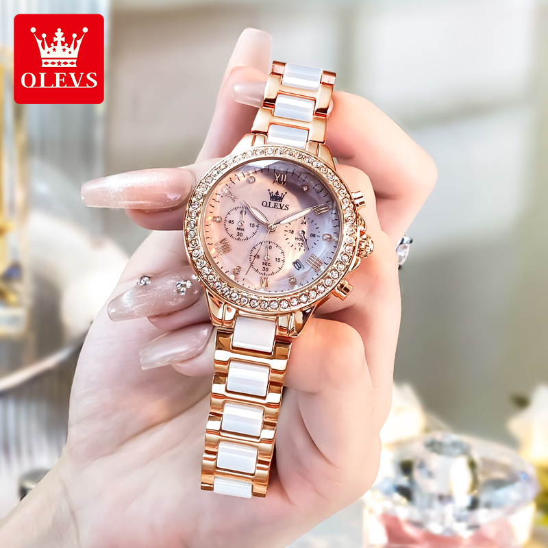 OLEVS 9999 นาฬิกาผู้หญิงยี่ห้อ - Luxury Watch Green บทวิจารณ์และราคา