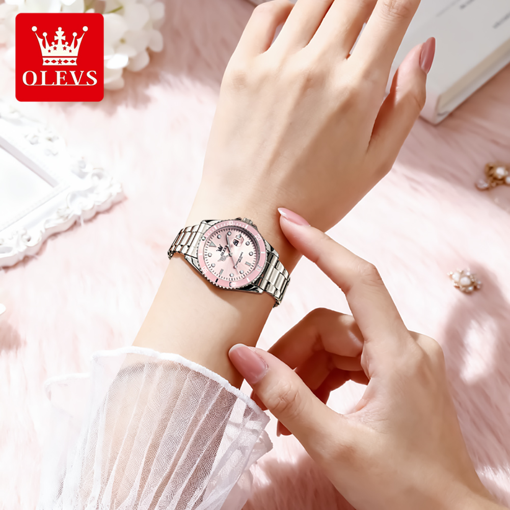 OLEVS หรูหราควอตซ์นาฬิกาผู้หญิ - Luxury Watch Green บทวิจารณ์และราคา
