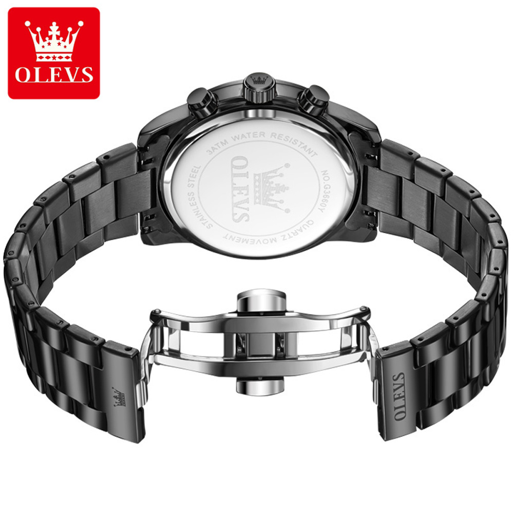 OLEVS แฟชั่นผู้ชายนาฬิกาอินเทร - Luxury Watch Moon Phase บทวิจารณ์และราคา