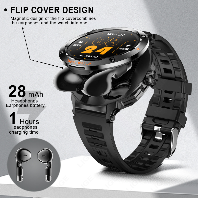 2025 สมาร์ทนาฬิกาTWSหูฟังไร้สา - Luxury Watch In The World บทวิจารณ์และราคา