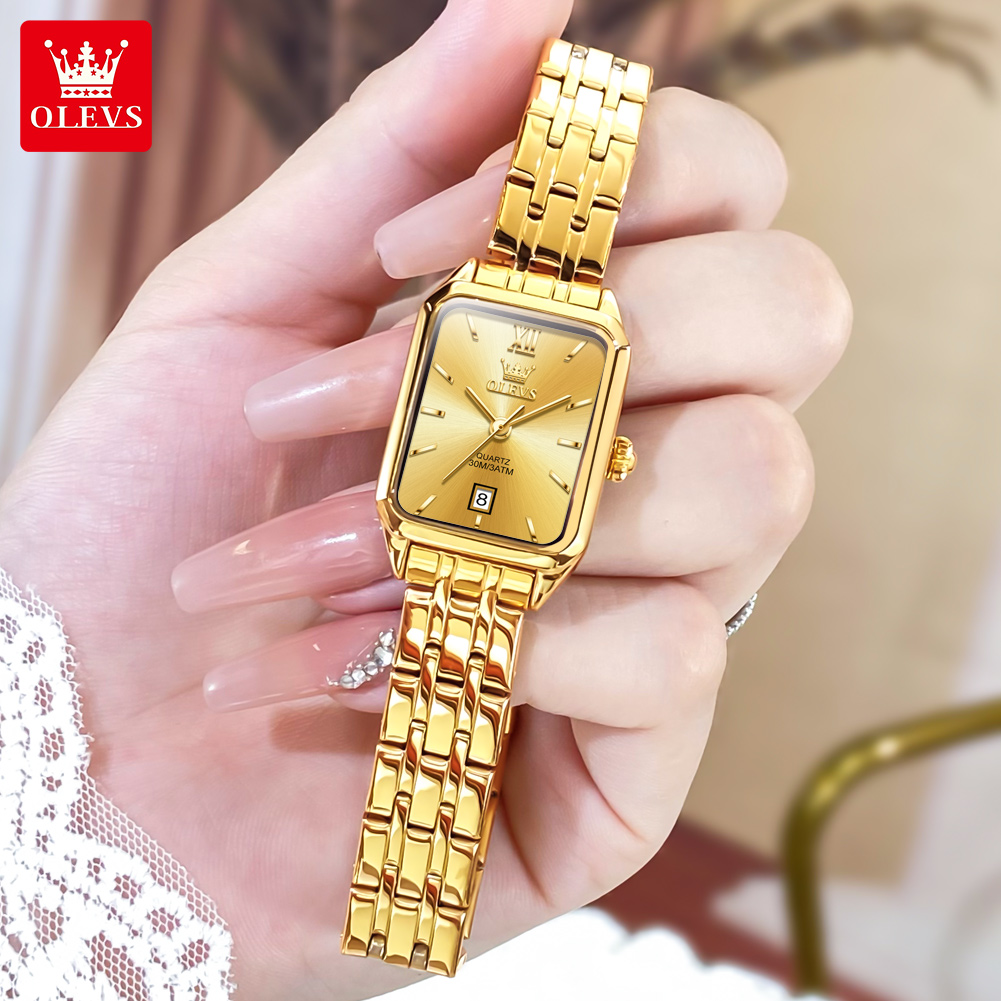 OLEVS แบรนด์หรูผู้หญิงนาฬิกากั - Luxury Watch Green บทวิจารณ์และราคา