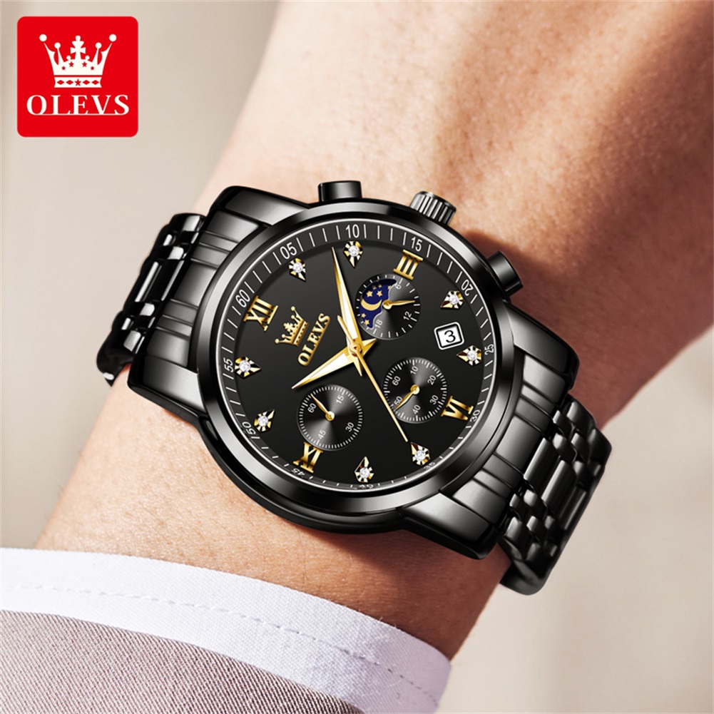 OLEVS นาฬิกาผู้ชายยอดนิยมสแตนเ - Luxury Watch News บทวิจารณ์และราคา