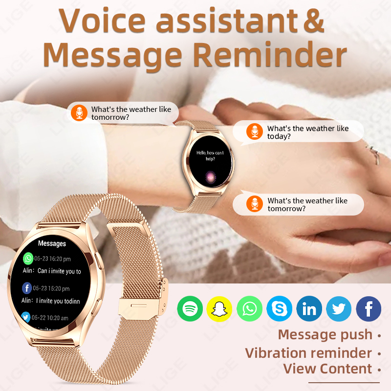 LIGE สมาร์ทวอทช์สุดหรูสำหรับผู - Luxury Watch In The World บทวิจารณ์และราคา