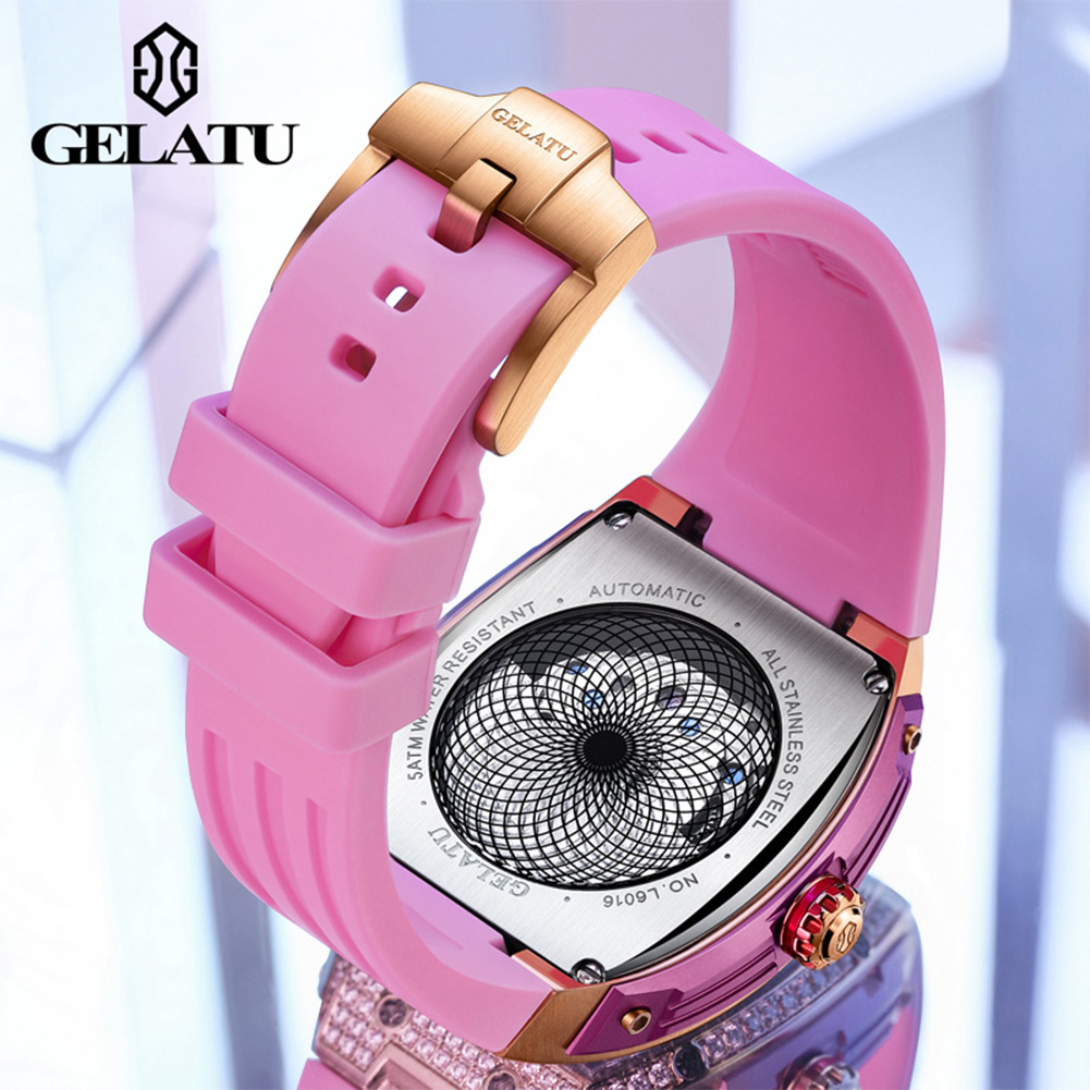 นาฬิกาข้อมือผู้หญิง GELATU สวย - Luxury Watch Moon Phase บทวิจารณ์และราคา